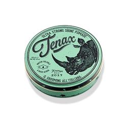 Tenax Ultra Strong Shine Pomade, 125ml, Pomade for Men with Extra Strong Hold and Shine, Water-Based Men's Hair Wax for a Solid, Frizz-Free Hairstyle, Suitable for all Hair Types