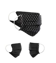 Community Masks 2-pack set unisex makeshift mask reversible mouth protection mask mouth and nose protection reversible mask with print cotton BCI washable