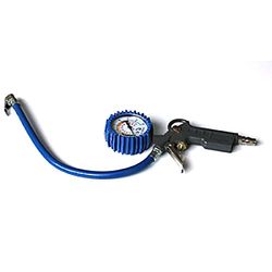 System-S - Misuratore di pressione pneumatico, per auto, camion e moto, colore: nero