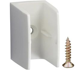 cyclingcolors Crankhouder voor crankstang met schroef kunststof witte clip bevestiging onzichtbare zwengelhouder venster