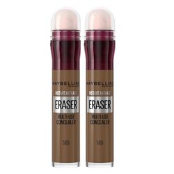 Maybelline Instant Anti Age Eraser Eye Concealer, Dark Circles and Blemish Concealer, Ultra Blendable Formula, 149 Deep Bronze (Pack of 2)