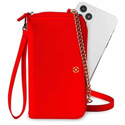 Celly VENERERD, Custodia per telefono cellulare da 16,5 cm (6,5") Custodia a portafoglio, rosso