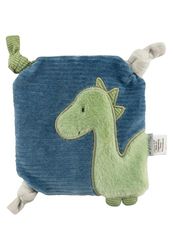 Sterntaler Cuscino termico Dino Rexi – Cuscino termico per neonati e bambini con graziose applicazioni – Peluche dona conforto e calma, cuscino d'avena, blu medio