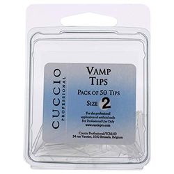 Cuccio Pro Vamp Tips 2 by for Women 50 Ongles en Acrylique 50 Unités