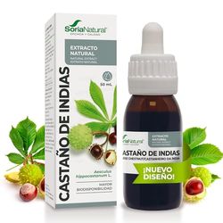 Soria Natural Extracto Castaño de Indias - Apoyo para la Circulación y Piernas Cansadas, Pesadez - Extracto Puro y Natural - Botella con 50ml
