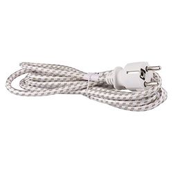 Emos S00003 Cabo (masculino, 2,4 m, 250 V, 10 A, branco, 270 g)