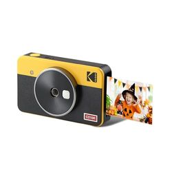 KODAK Mini Shot 2 Retro 4PASS 2-in-1 instant camera & fotoprinter (5,3 x 8,6 cm) + 8 vellen, geel