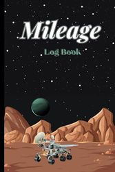 Mileage log book: Mars theme