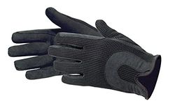 PFIFF - 011467 - Gants d'équitation - Mixte Adulte - Noir - Taille: L