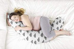 KOSPU cuscino per allattamento con imbottitura da 170 cm cuscino laterale per letto xxl cuscino nuovo