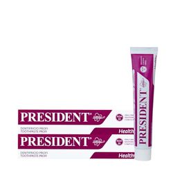 President 2 x PROFI DENTYFRY zestaw z chlorheksydyną 0,20% intensywny środek dezynfekujący przeciwbakteryjny do przyzębia, krwawiących podrażnień dziąseł i po operacji. RDA 30, 2 x 75 ml