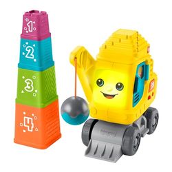 Fisher-Price Licz i układaj żurawie, Wersja angielska, niemiecka, francuska, HXF48