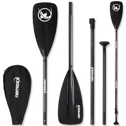 NEMAXX® Carbon Speed Pagaye pour Stand-up-Paddling 3 pièces – Pagaye Sup Ajustable avec Sac – Pagaye Stand-up Paddle Ultra légère 702 g – Pagaye Sup également adaptée pour Kayak – Pagaye Stand-up