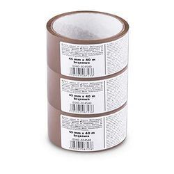 Scley Tape PP 45 mm x 40 m bruin 3 stuks