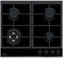 Kernau KGH 6464 Gun Metal, Gas hob, Black