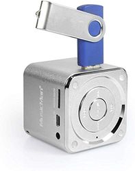 Musicman Mini Soundstation (Mp3-Speler, Stereo Luidspreker, Line-In Functie, Sd/Microsd-Kaartsleuf) Zilver