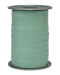 PRÄSENT Fita de presente verde vintage mate, 200 m de fita às riscas Paperlook para embrulhar presentes, 10 mm de largura, acessórios de decoração e trabalhos manuais, fita de embalagem decorativa