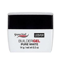 Supernail UV/LED builder gel, Pure White, 14 G