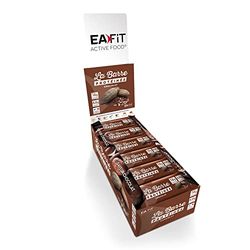 Barres protéinées EAFIT | Proteine barre, Fitness, musculation| Nutrition sportive saine pour prise de muscle | Faible en sucre | 16g de protéines | Chocolat | 24 barres de 46g | Marque Française