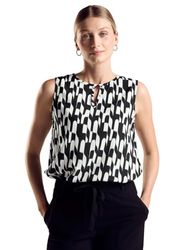 Street One A344879 Blusentop, Nero, 52 Women's
