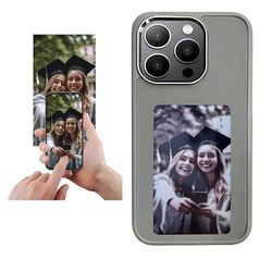 YATUO Smart Photo - Custodia per telefono con proiezione posteriore personalizzabile, con inchiostro elettronico, per visualizzare istantaneamente le foto sullo schermo dell'inchiostro, cover