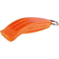 Lifesystems Hurricane Whistle Mixte, Orange, Taille Unique