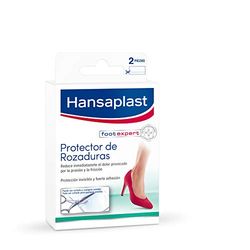 Hansaplast Protector de rozaduras, apósitos adhesivos para un alivio inmediato del dolor, apósitos transparentes anti rozaduras y anti ampollas, 1 x 2 unidades