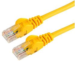 Pro Signal SL5EYELLOW0.5 m Cat5e Snagless UTP Ethernet Patch Lead, 0.5 m, Yellow