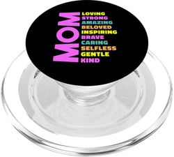 Mom Amazing Beloved - Divertido Día de la Madre PopSockets PopGrip para MagSafe
