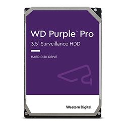 WD Purple Pro 18 To : disque dur interne de 3,5" pour la vidéo intelligente - IA Allframe - 550 To/an, 512 Mo de cache, 7200 RPM, garantie de 5 ans