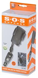 Sos to Ride 871125254979 Mobile Phone Car Holder with 2 USB