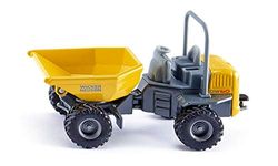 siku 3509, Wacker Neuson DW60, Autocarro con cassone ribaltabile, 1:50, Metallo e Plastica, Giallo e Grigio, Cassone ribaltabile e girevole