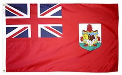 Annin Bermuda Drapeau 0,9 x 1,5 m. en Nylon Solarguard NYL-glo 100% Made in USA au Officielle des Nations Unies Motif spécifications Flagmakers. Modèle 220025