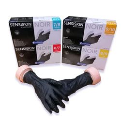 Otras Marcas Sensisikn Guantes Nitrilo S/Polvo Pequeño/M 100U (Negro), Estándar, Único