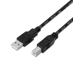 VoltShine Câble USB 2.0 type A/M vers B/M de 1,8 m, idéal pour connecter des appareils tels que des imprimantes, des scanners et des disques durs externes.