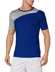 Kempa Core 2.0 Shirt Camiseta De Juego De Balonmano, Hombre, Azul Royal/Gris Oscuro me, XL