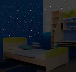 Autocolantes fosforescentes, design da via láctea, contém 480 mini-estrelas e planetas