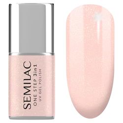 Semilac Uv Hybrid Lakier do Paznokci, S258 Glitter Peach, 5 ml