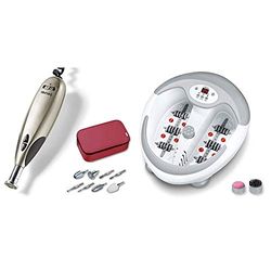 Beurer MP 60 Set Professionale Manicure/Pedicure + Beurer FB 50 Pediluvio Multifunzionale