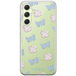ERT GROUP mobiltelefonfodral för Samsung A54 5G originalt och officiellt licensierat Babaco mönster Flowers 043 optimalt anpassad till formen på mobiltelefonen, gedeeltelijk transparant