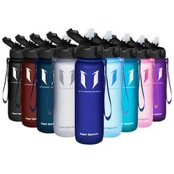 Super Sparrow Gourde Avec Paille - Bouteille - 1000ml - sans BPA Tritan - Anti-fuite Reutilisable Pour salle de 'école,Sport