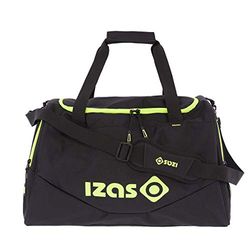 Izas Clermont sporttas, unisex, volwassenen, zwart/lichtgroen, één