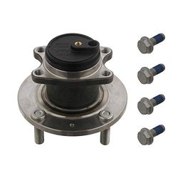 febi bilstein 32580 Wheel Bearing Kit with wheel hub, ABS sensor and fastening screws, pack of one