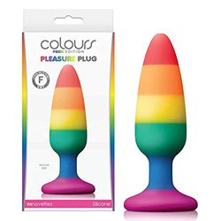 Nsnovelties Pleasure Plug Rainbow Mini, Taglia St - 100 Gr