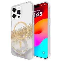 Case-Mate iPhone 15 Pro Max Case - Karat Marble [12ft Drop Protection] [Compatible with MagSafe] Magnetic Cover with Cute Bling Sparkle for iPhone 15 Pro Max 6.7", Anti-Scratch, Shock Absorbent, Slim