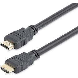 StarTech.com Cable HDMI de 50cm - Cable HDMI de Alta Velocidad con Ethernet 4K - Vídeo UHD de 4K a 30Hz - Cable HDMI 1.4 - para Monitores, Proyectores TV HDMI Ultra HD - Cable HDMI Negro (HDMM50CM)