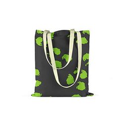 Bonamaison Printed Tote Bag, Reusable Grocery Bag, Shopping Bag, Machine Washable, Foldable, Canvas Cloth Bag with Handles, Size: 34x40 Cm