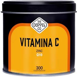 Vitamina C 1000 mg + 20 mg Zinc + 40 mg Q10 Por Dosis Diaria | 300 comprimidos | Vitaminas para el Cansancio y Fatiga | Sistema inmunológico y defensas | Vitamina C Pura Altamente concentrada