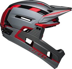 BS Super AIR R Sferisch Mat Grijs/Rood M