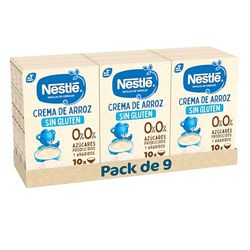 NESTLÉ 0%0% Papilla Sin gluten 9x180g